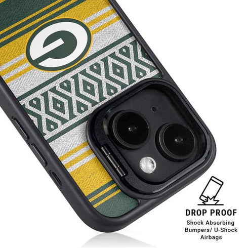 NFL Green Bay Packers Trailblazer iPhone 15 Kickstand Case